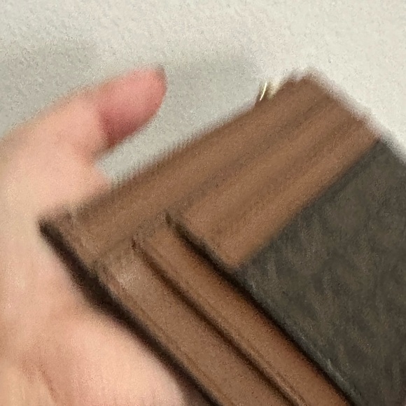 Michael Kors Jet Set Small Double Side Card Case Wallet Brown MK Signatu… - Picture 10 of 11